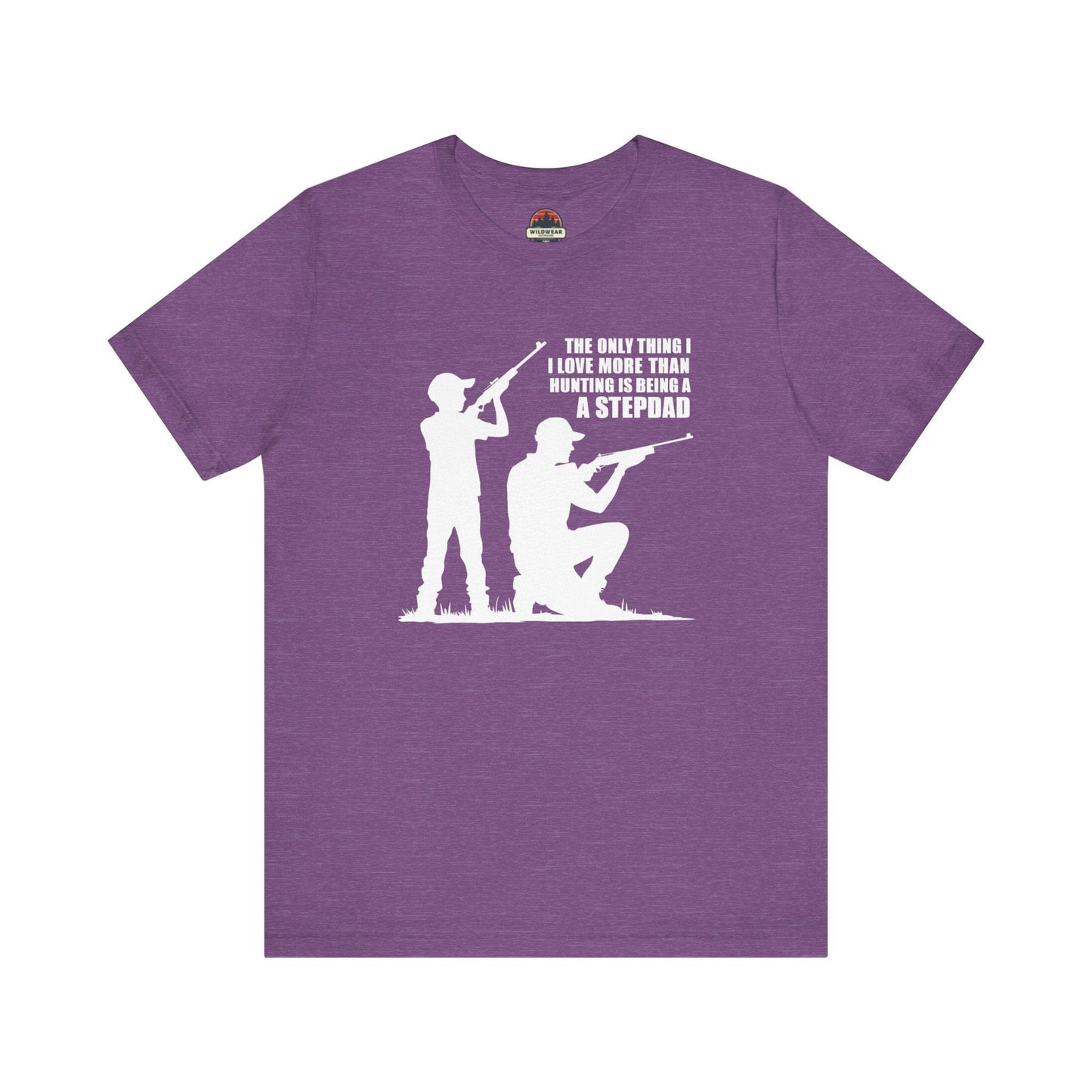 Love More Than Hunting Stepdad Tee
