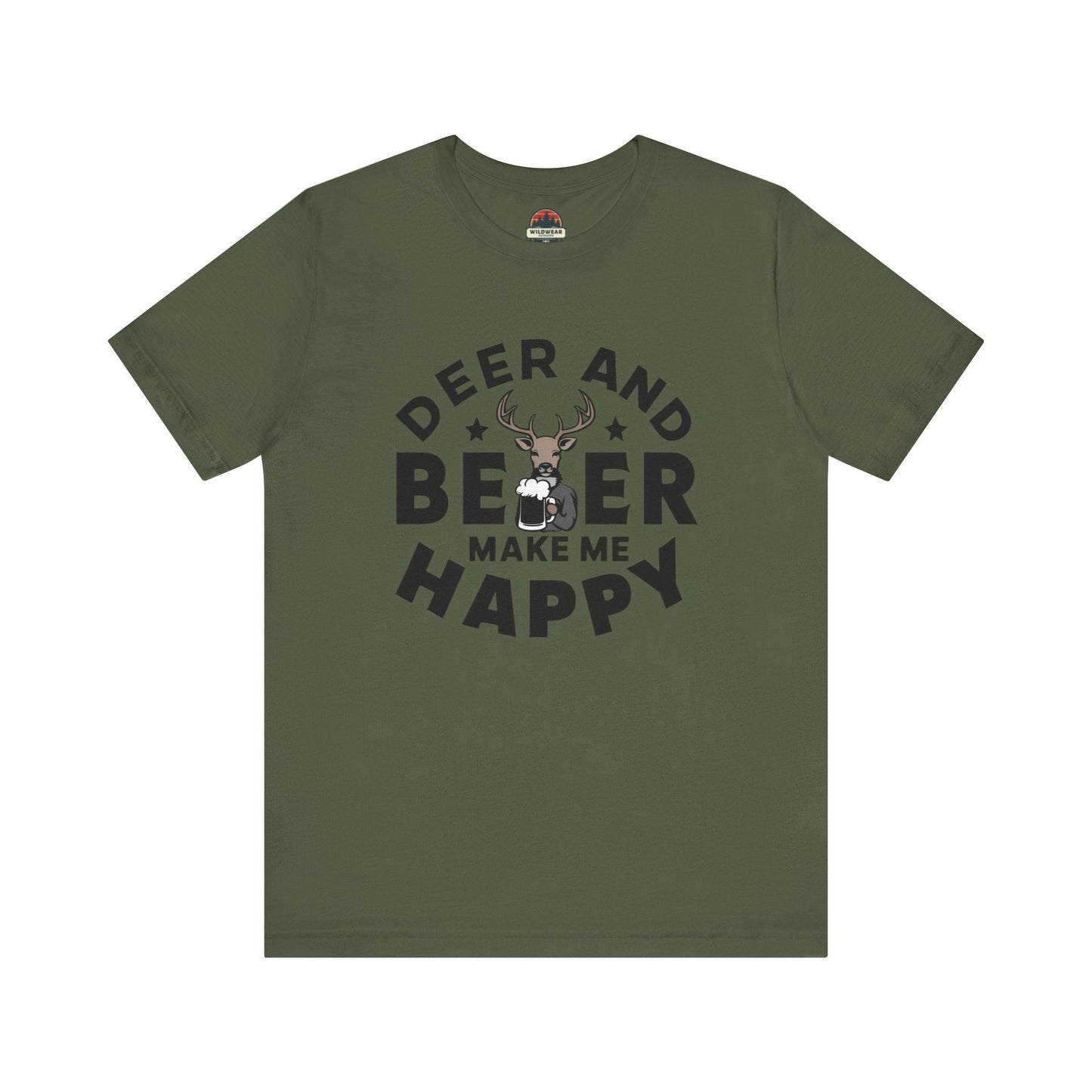 Deer and Beer Make Me Happy Tee