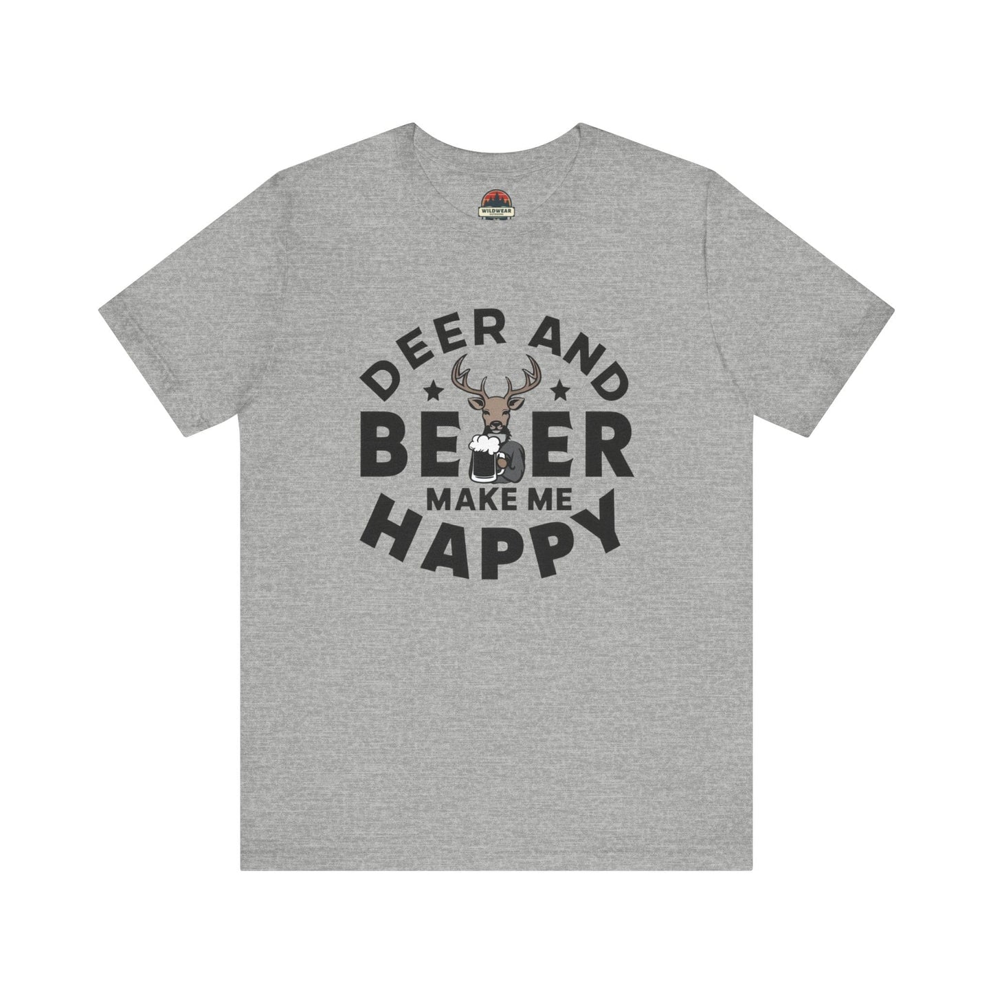 Deer and Beer Make Me Happy Tee