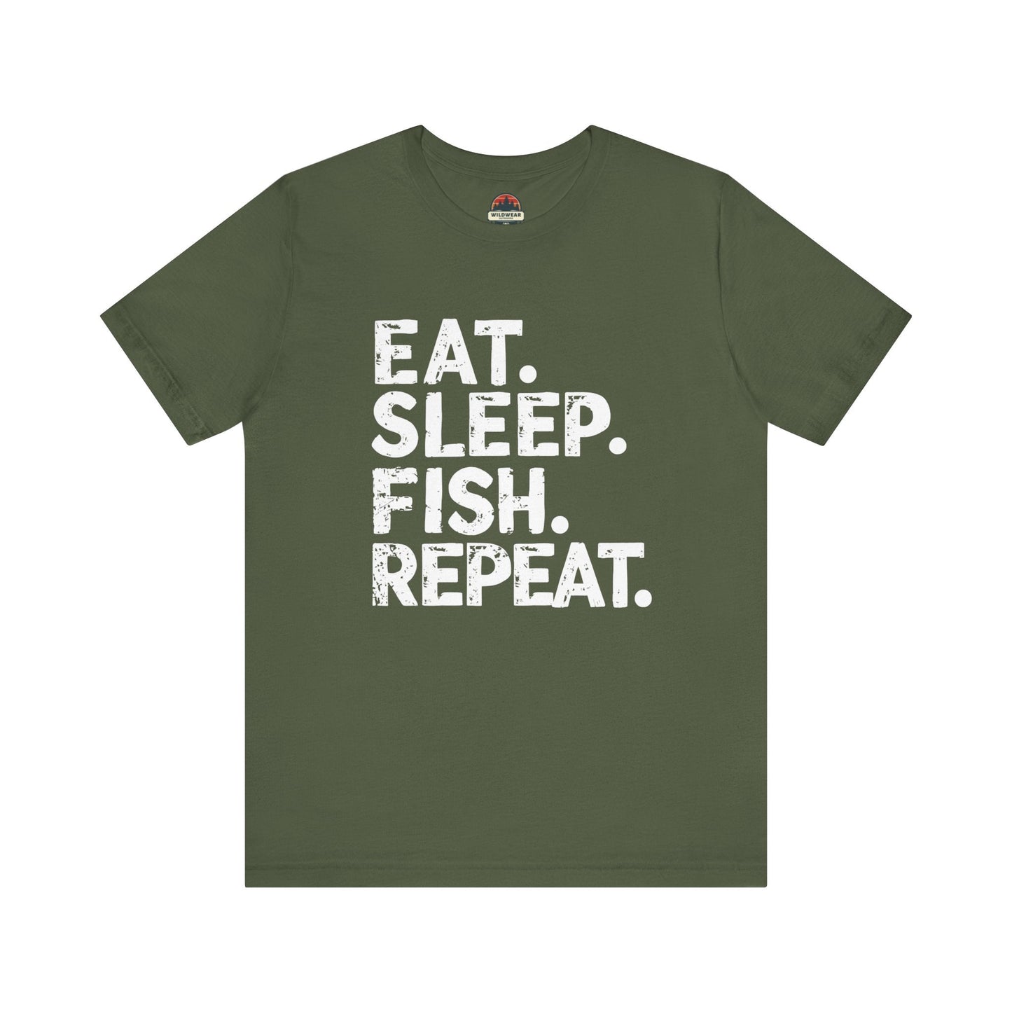 Eat Sleep Fish Repeat Tee