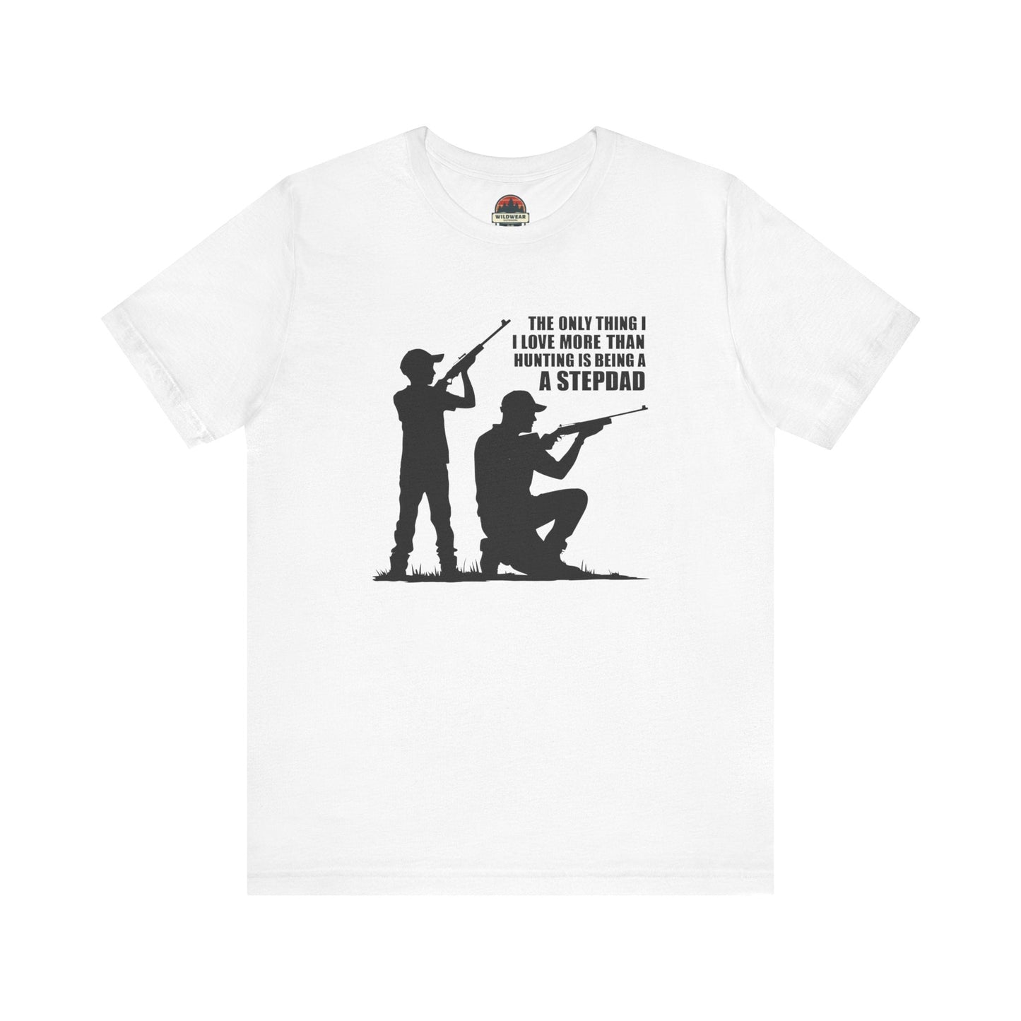 Love More Than Hunting Stepdad Tee