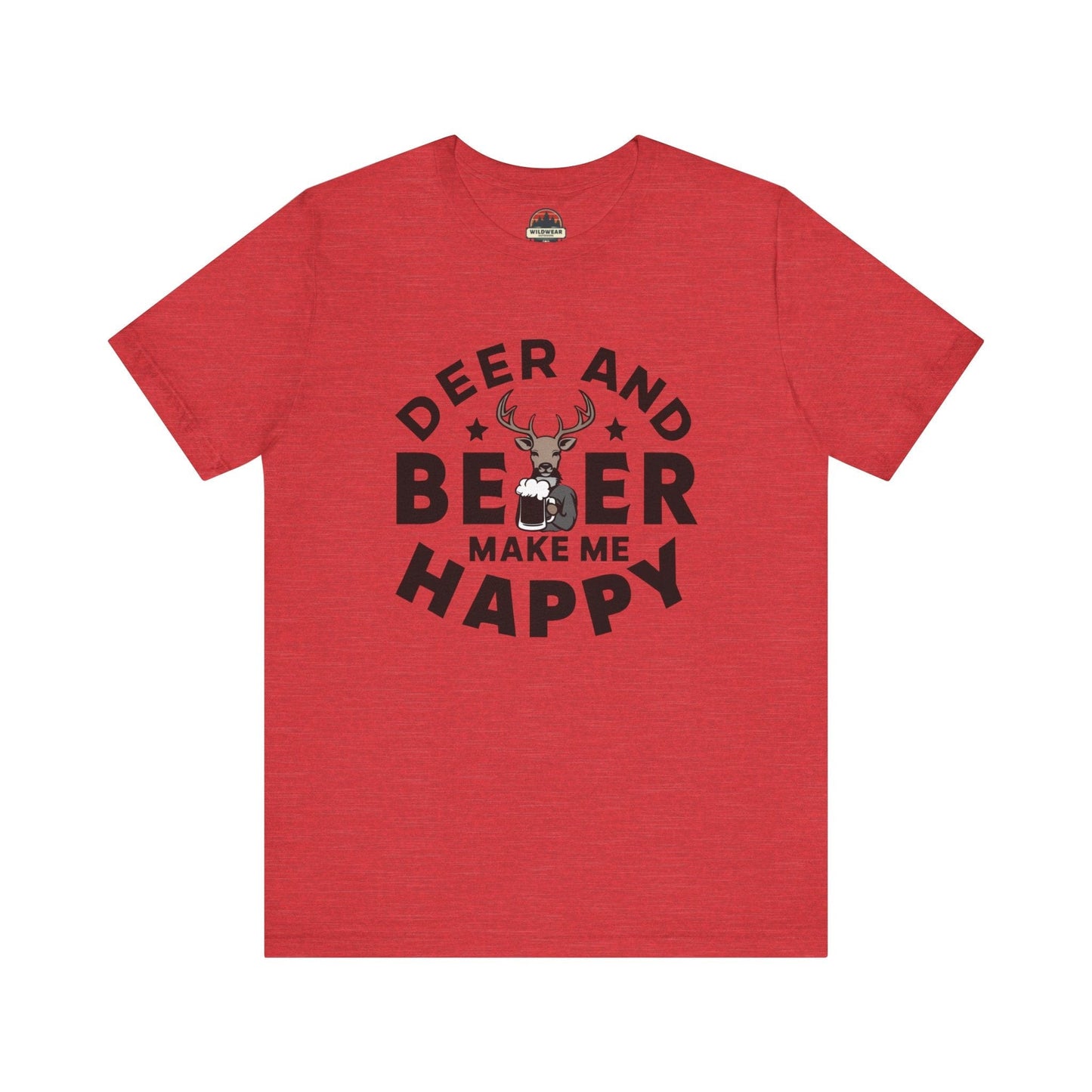 Deer and Beer Make Me Happy Tee
