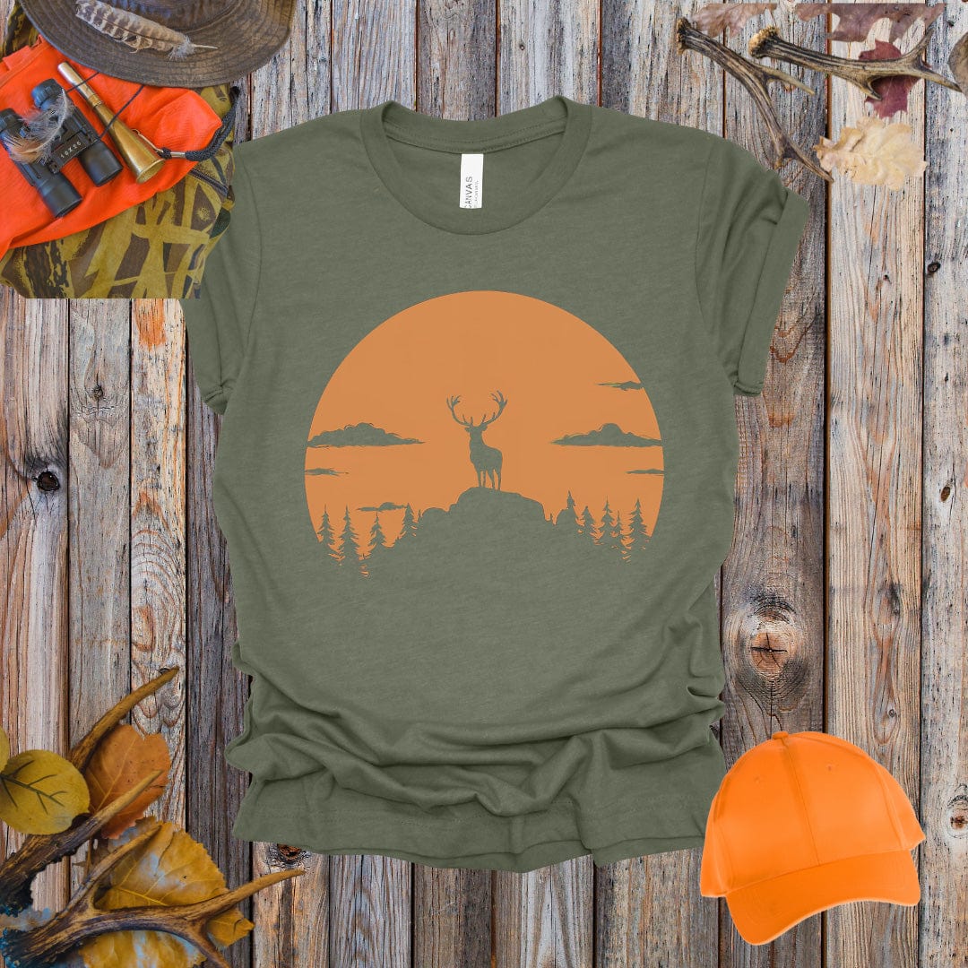 Elk on Horizon Tee