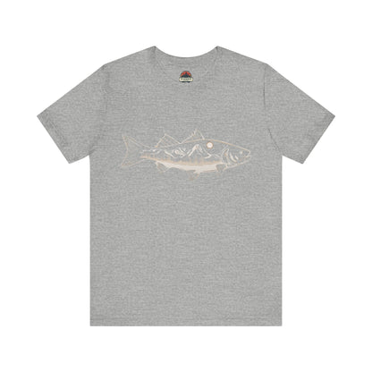 Trout With Mountains Tee