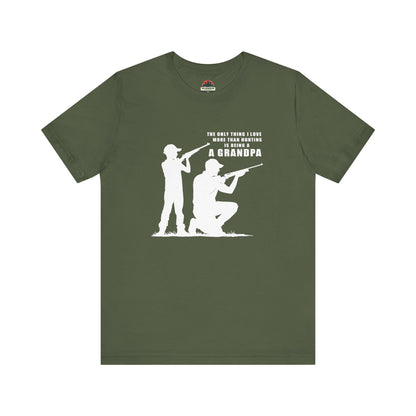 Love More Than Hunting Grandpa Tee