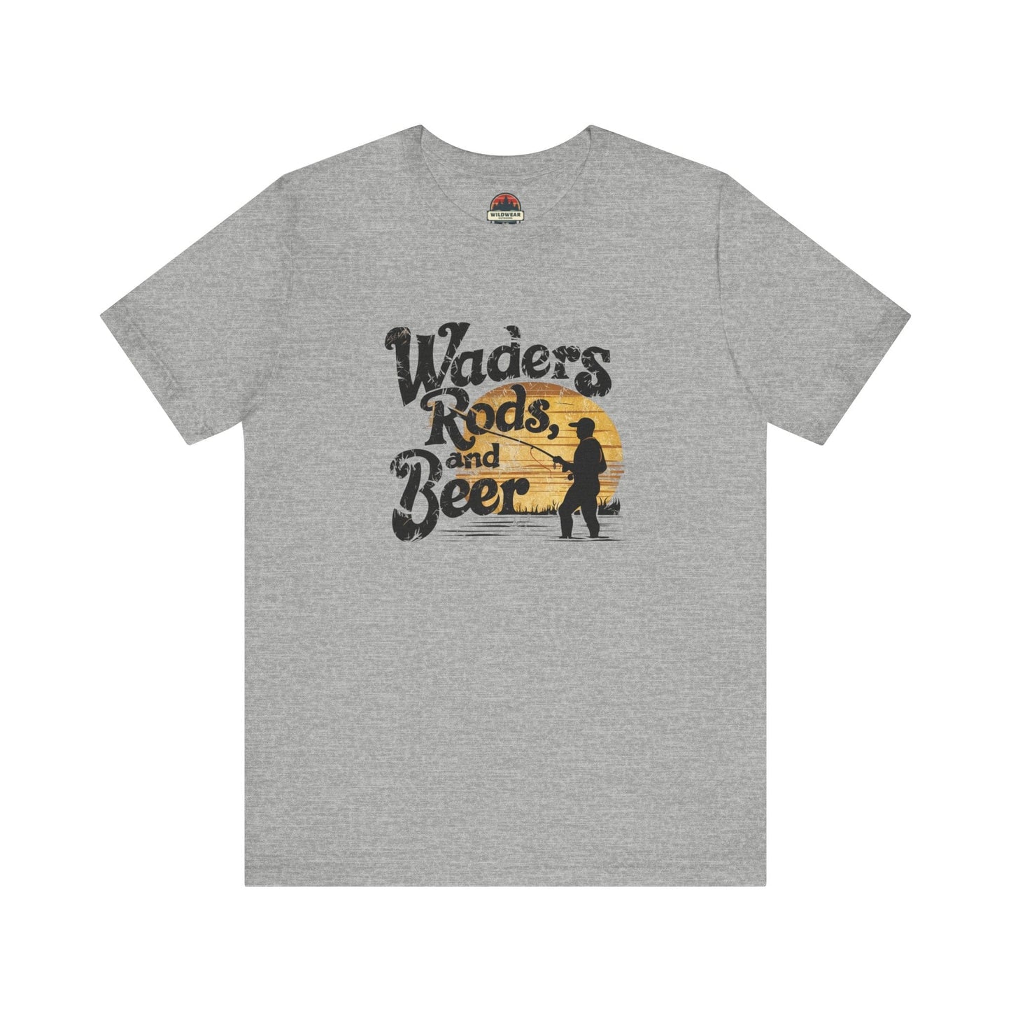 Waders Rods and Beer Tee