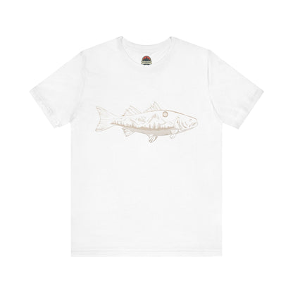 Trout With Mountains Tee