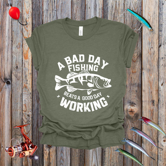 A Bad Day Fishing Tee