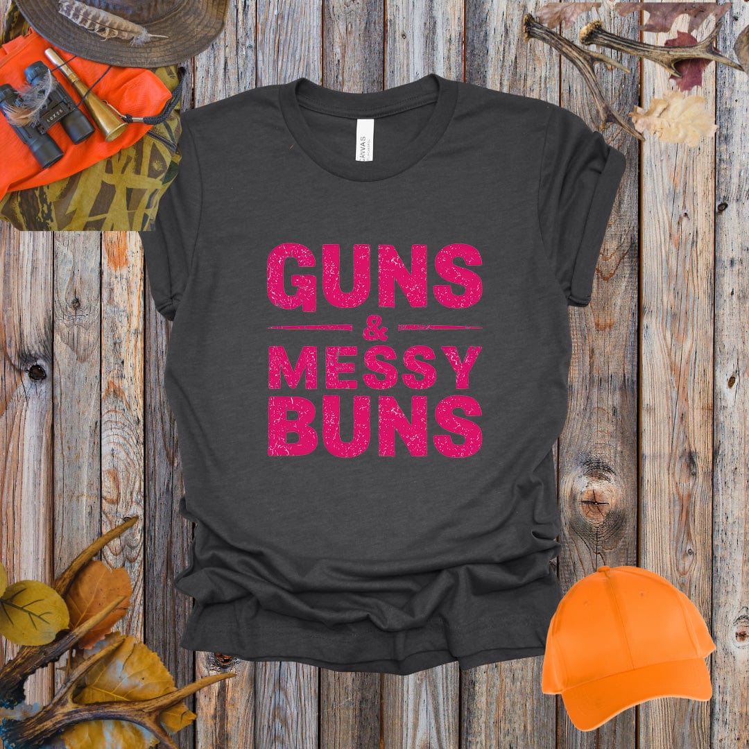 Guns and Messy Buns Tee