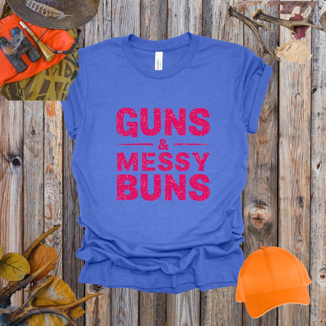 Guns and Messy Buns Tee