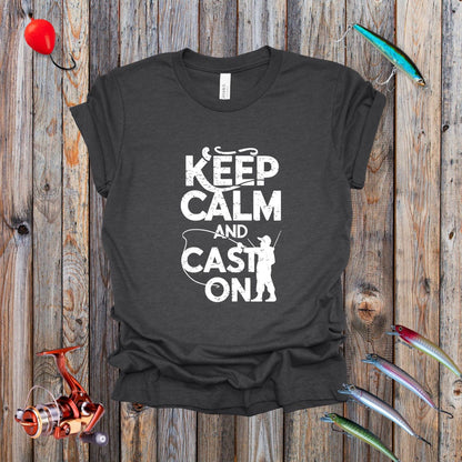 Keep Calm and Cast On Tee