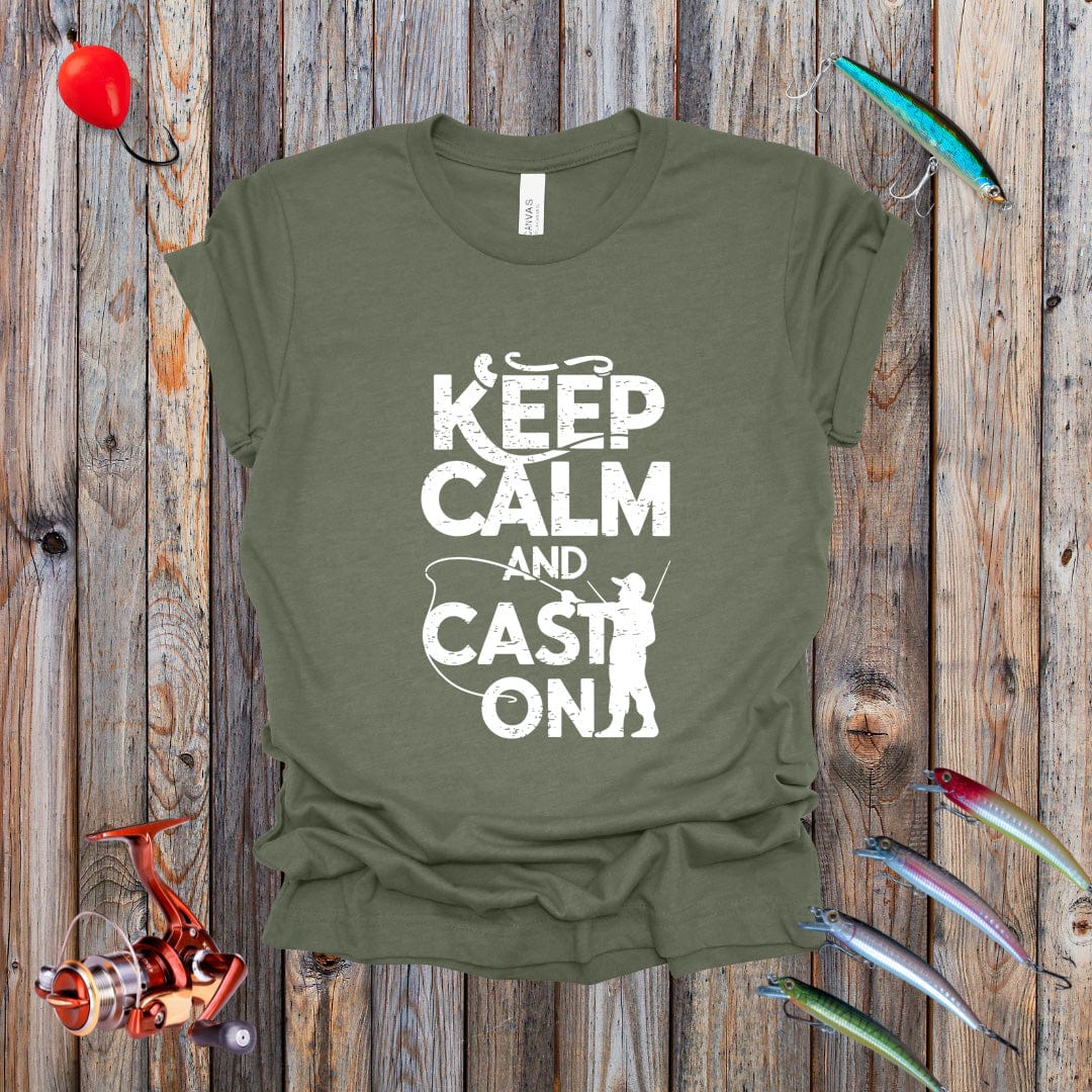 Keep Calm and Cast On Tee