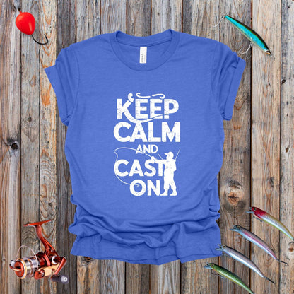 Keep Calm and Cast On Tee