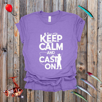 Keep Calm and Cast On Tee