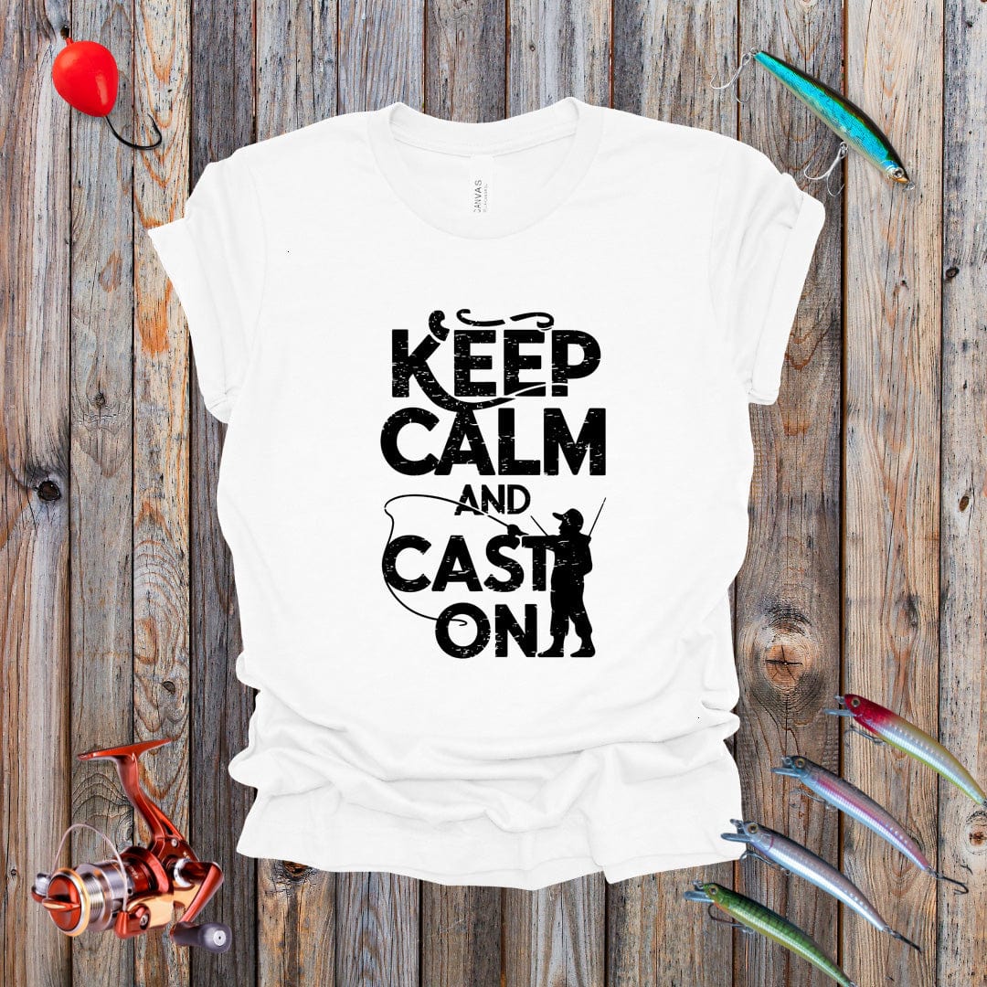 Keep Calm and Cast On Tee