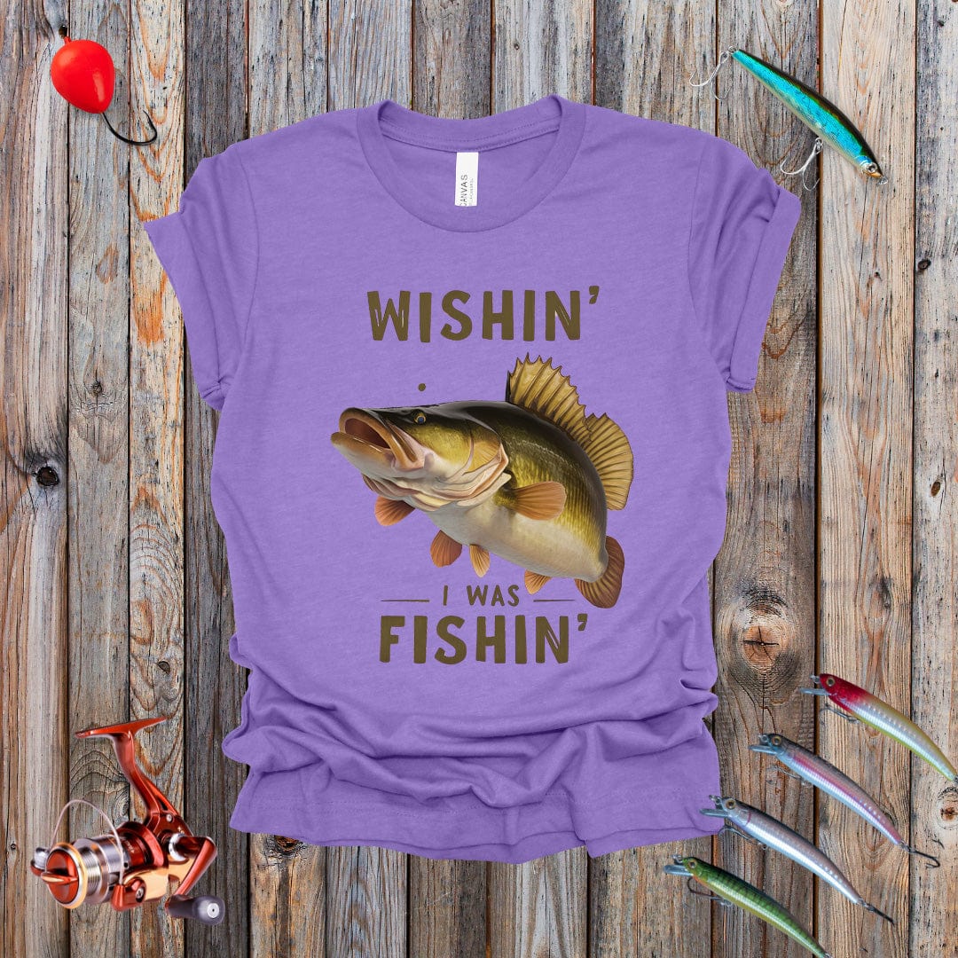 Wishin I Was Fishin Tee