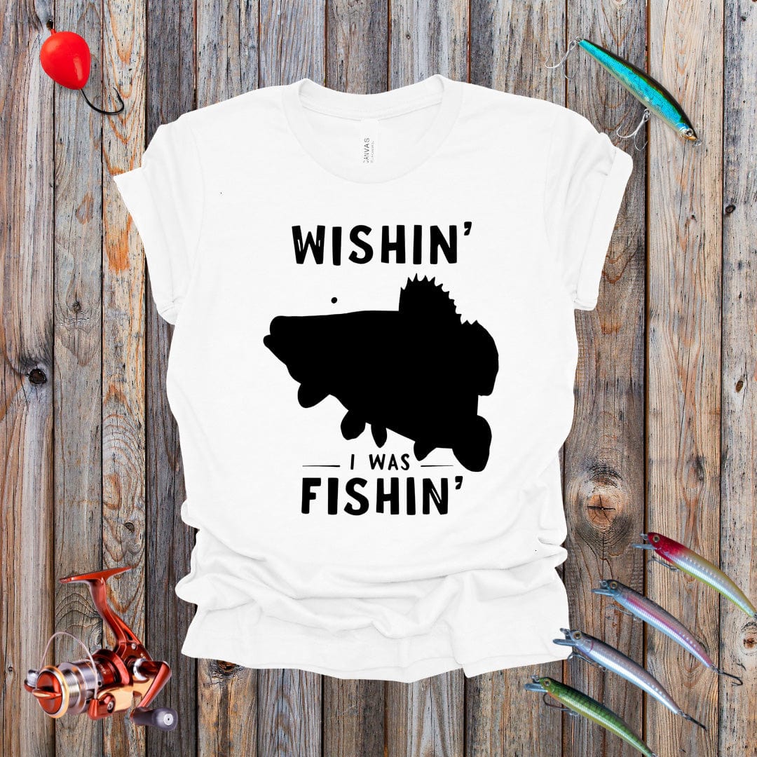 Wishin I Was Fishin Tee